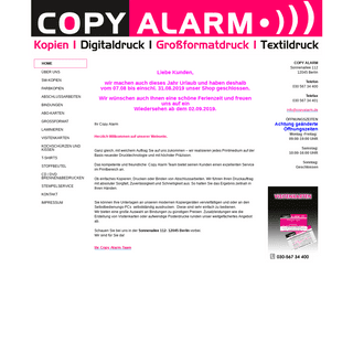 Home - Copyshop-Copy Alarm in Berlin NeukÃ¶lln