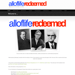 A complete backup of allofliferedeemed.co.uk