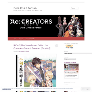 De la Cruz の Fansub | Anime, Manga, Lolis, CD Dramas, Light Novels y Mas