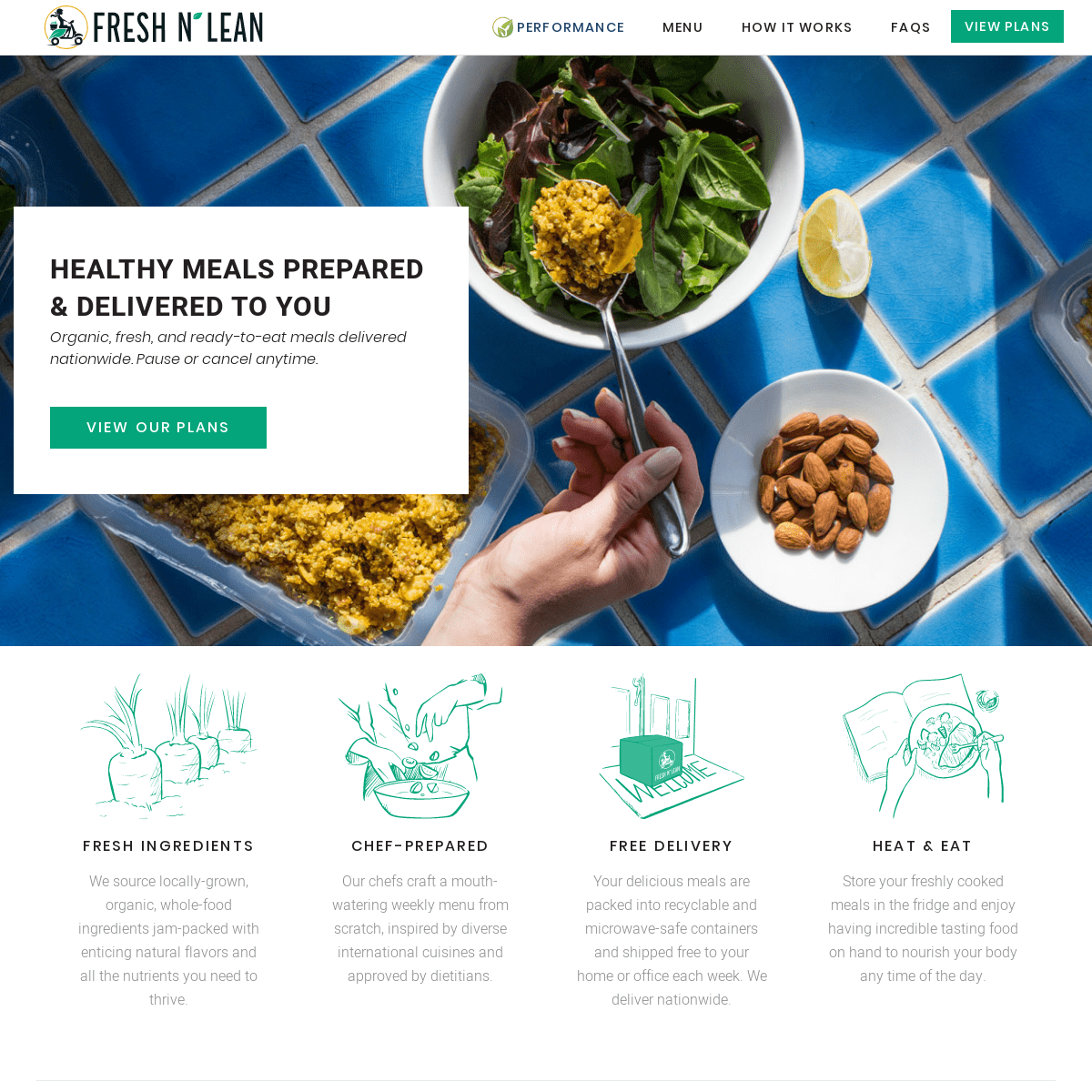 Meal Prep Delivery Service: Prepared Fresh, Ready-to-Eat | Fresh n' Lean