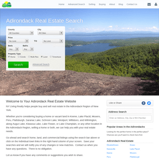 Adirondack Real Estate - Search All Homes For Sale