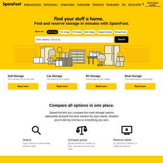 A complete backup of sparefoot.com
