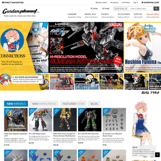 Gundam Planet -  Plastic Model Kits and Tools Online Store