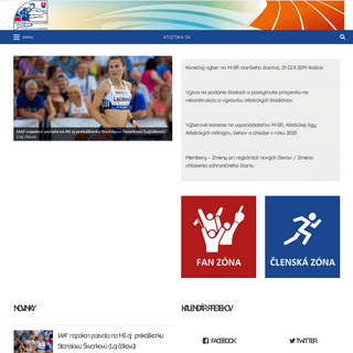 Atletika SK – Oficiálny web Slovenského atletického zväzu