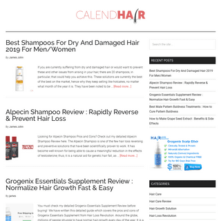CalendHair - Hair Care For Men and Women - Skin Care - Tips & Reviews