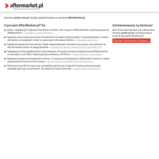 AfterMarket.pl :: domena anwit.com.pl