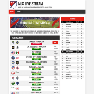 Watch MLS Live Streaming - Major League Soccer Free Live Online - MLS Live Stream
