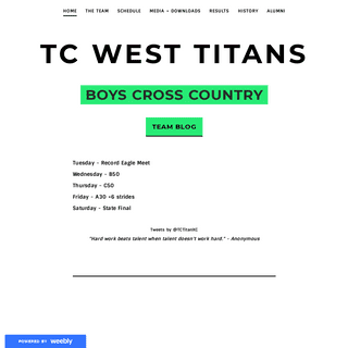 TC West Titans - Home