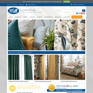 Curtains, Blinds and Matching Accessories - The Mill Shop