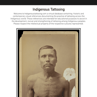 Indigenous Tattoo Revival | Indigenous Tattooing