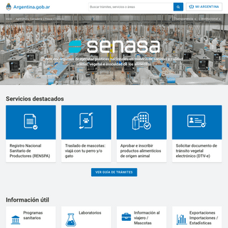 A complete backup of senasa.gob.ar