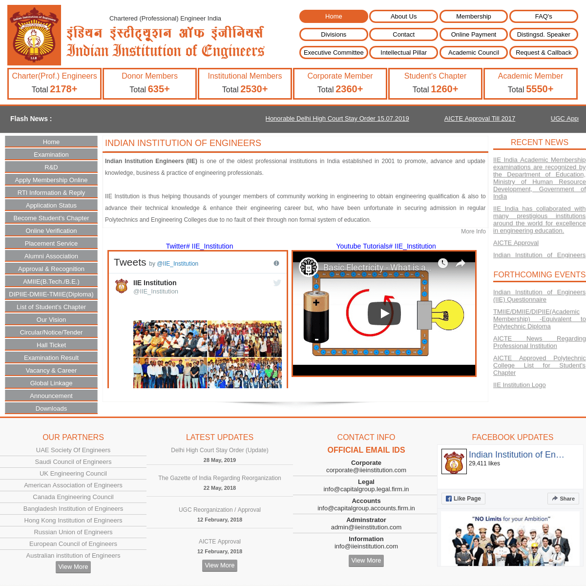 Home Page - IIE Institution