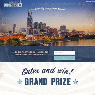 Songwriting Contest for Songwriters Worldwide | Music City SongStar