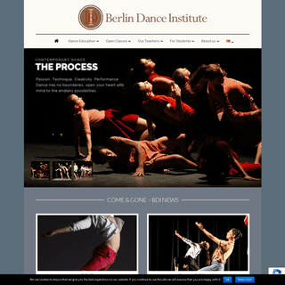 International contemporary dance education programme