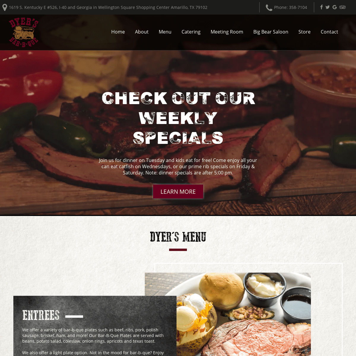 A complete backup of dyersbbq.com