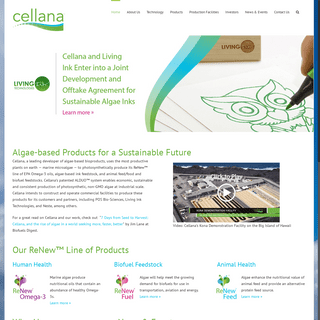 Cellana â€“ Algae-based products for a sustainable future â€“ Just another WordPress site