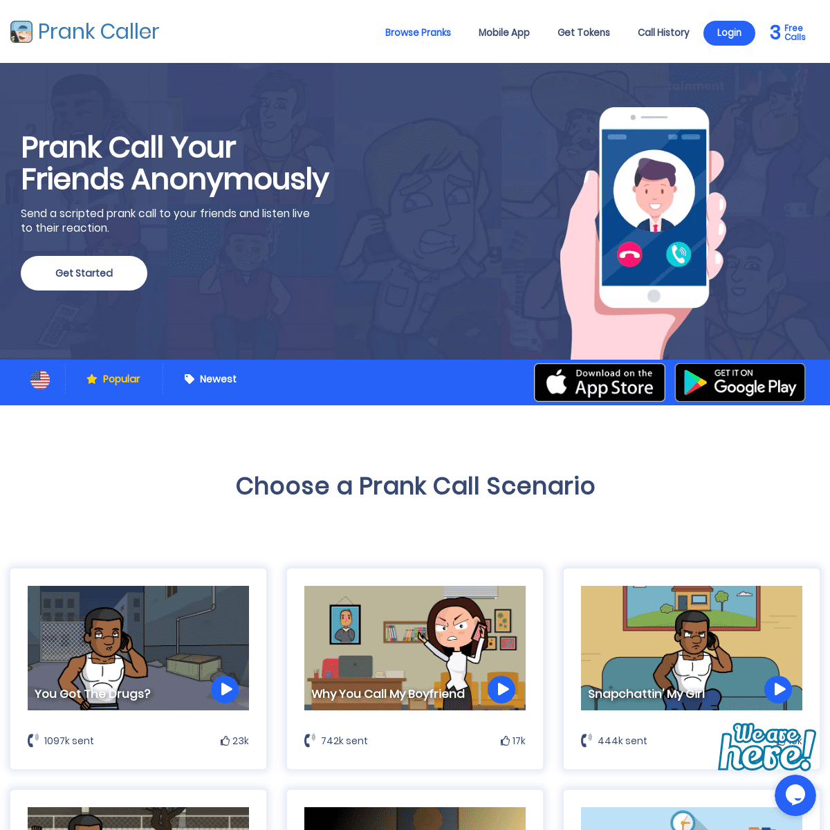 A complete backup of prankcaller.io