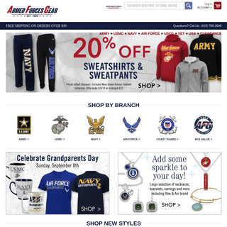 Armed Forces Gear | Official Army, Navy, Air Force and Marines Apparel