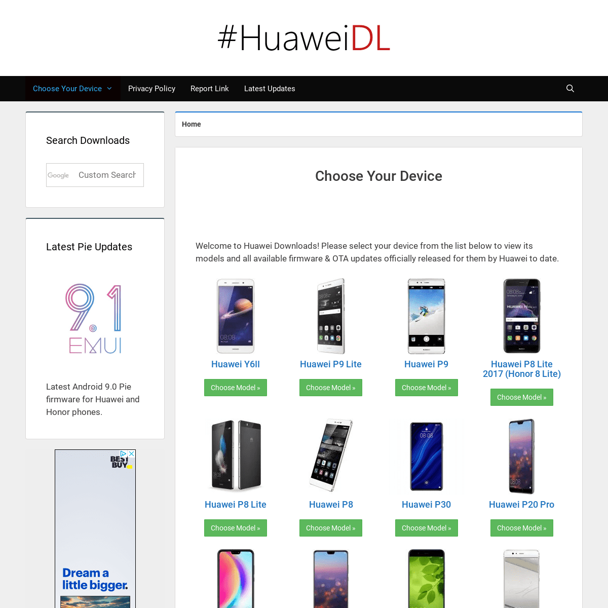 Huawei Downloads | Latest Huawei Firmware & OTA Updates