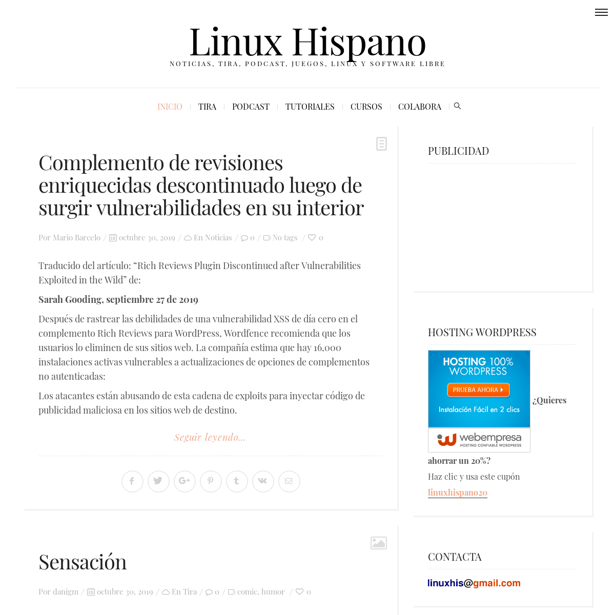 A complete backup of linuxhispano.net