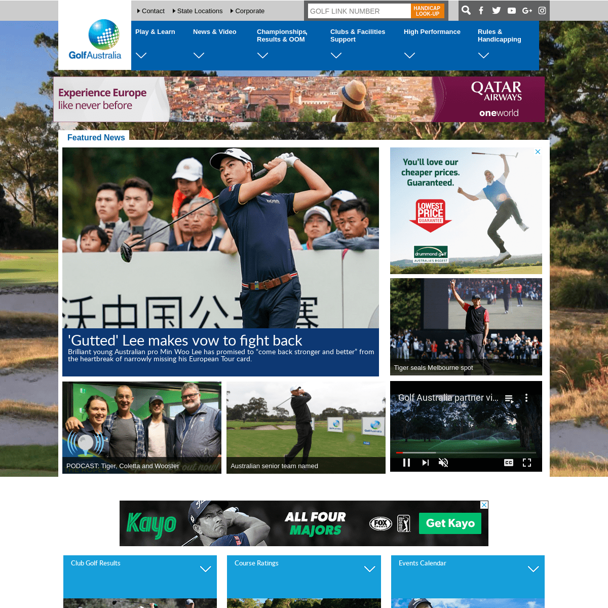 A complete backup of golflink.com.au
