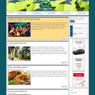 family camping site - Get up to date information on camping gear and trends