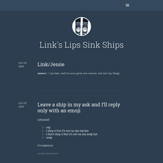 Link's Lips Sink Ships