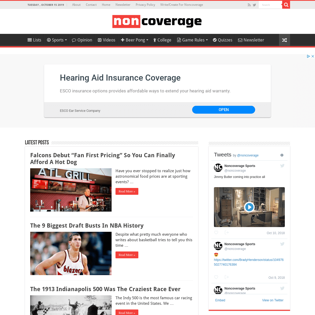 A complete backup of noncoveragesports.com