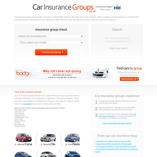 Car Insurance Groups: Which UK Insurance Group Is Your Car In?