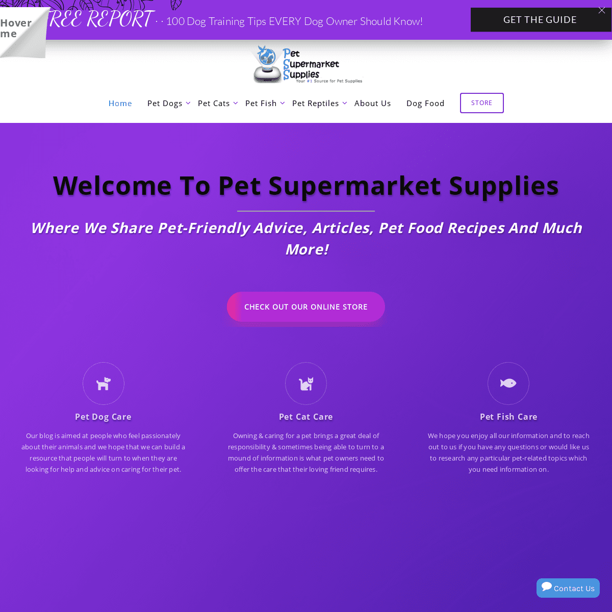 A complete backup of petsupermarketsupplies.com