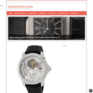 High Quality Replica Watches - Fine Swiss Replica Watches Online Shop