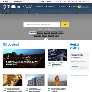 Tallinna linna ametlik koduleht > Tallinn