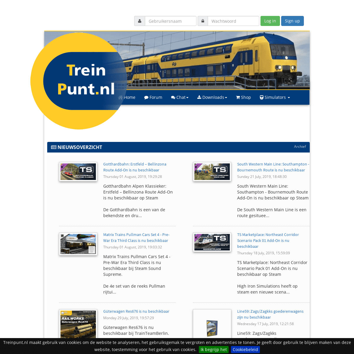 TreinPunt.nl - Homepage