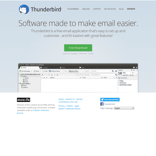 A complete backup of thunderbird.net