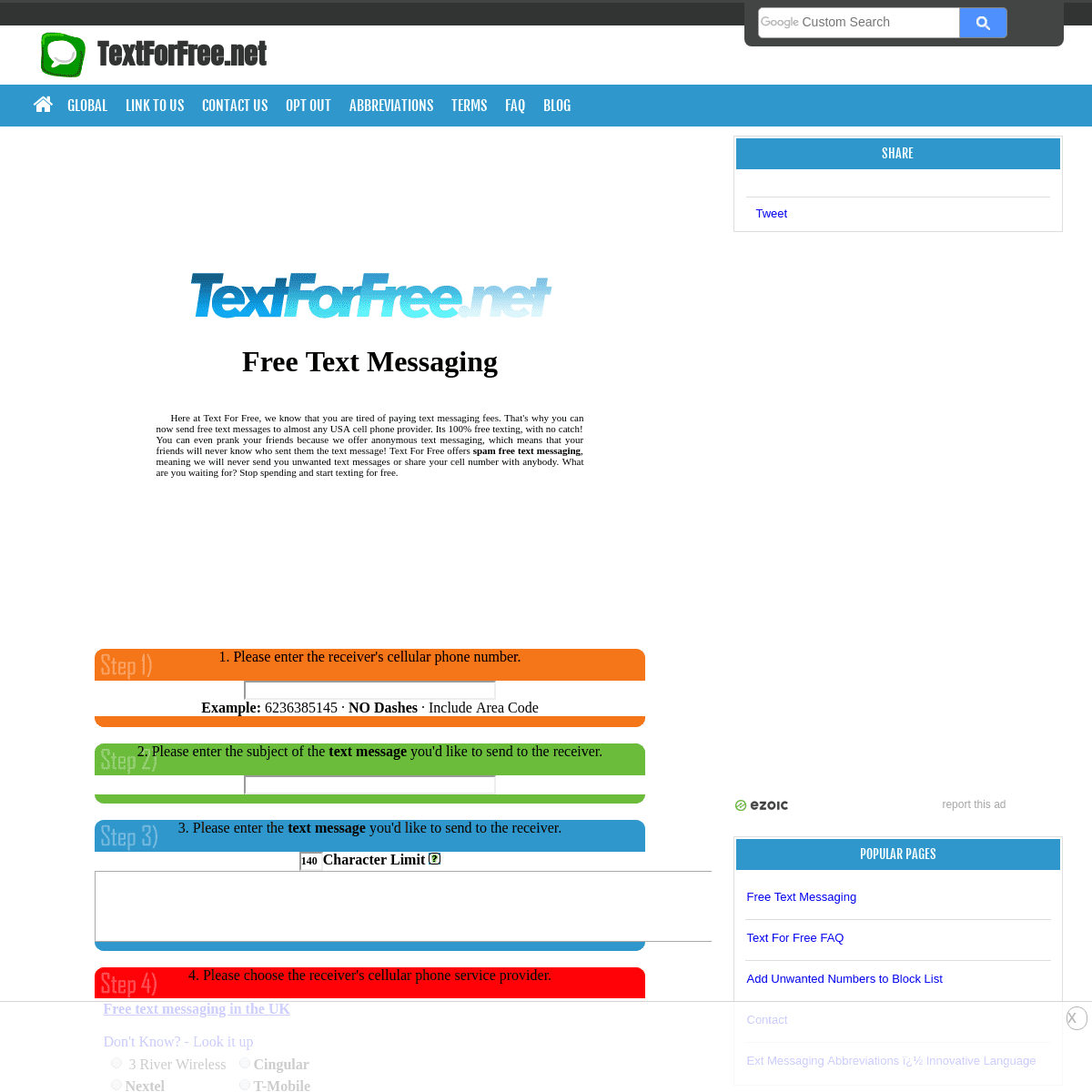 A complete backup of textforfree.net
