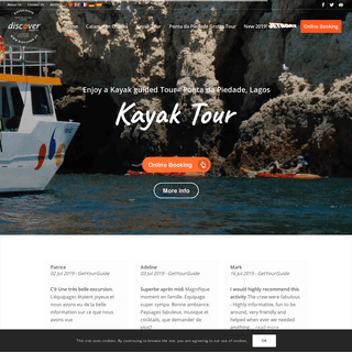 DISCOVER TOURS â€“ Catamaran Cruises Kayaking & Cave Tours - Ponta da Piedade, Lagos