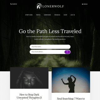 LonerWolf ⋆ Walk the path less traveled