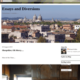 Essays and Diversions
