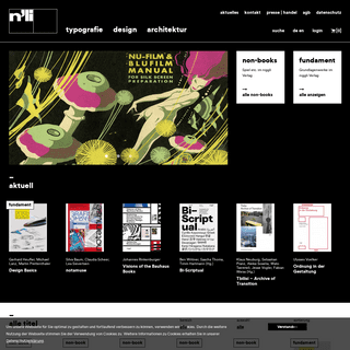 architektur-, design- und typografiebücher | niggli Verlag