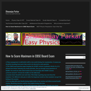 Dhananjay Parkar – Physics has made the life easy
