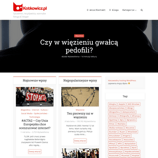 Kotkowicz.pl – Sysadmin, recydywista, wannabe fotograf, bloger