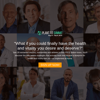 Plant Fit Summit – Free Online Event