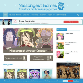 Missangest Games – Creators and dress up games