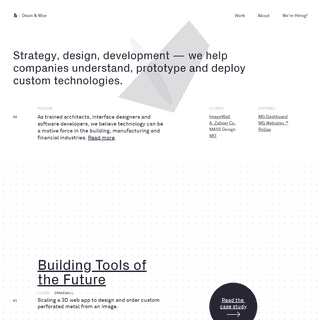 Dixon & Moe — Strategy, Design, Development