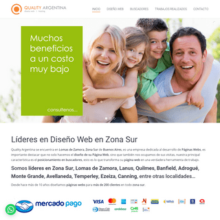 Diseño de Paginas Web en Zona Sur, Lomas de Zamora, Lanus, Quilmes