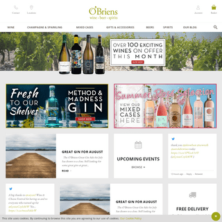 O'Briens Wine Beer & Spirits: Buy Online | Free Delivery anywhere in Ireland