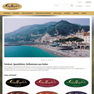 Italienische Spezialitäten und Delikatessen im Onlineshop bestellen -