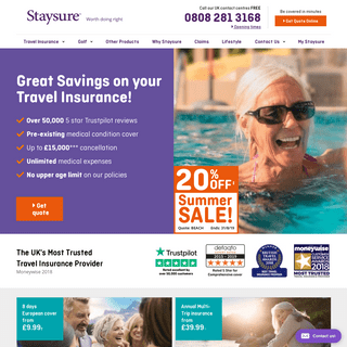 Staysure™ Travel Insurance - It's Worth Doing Right