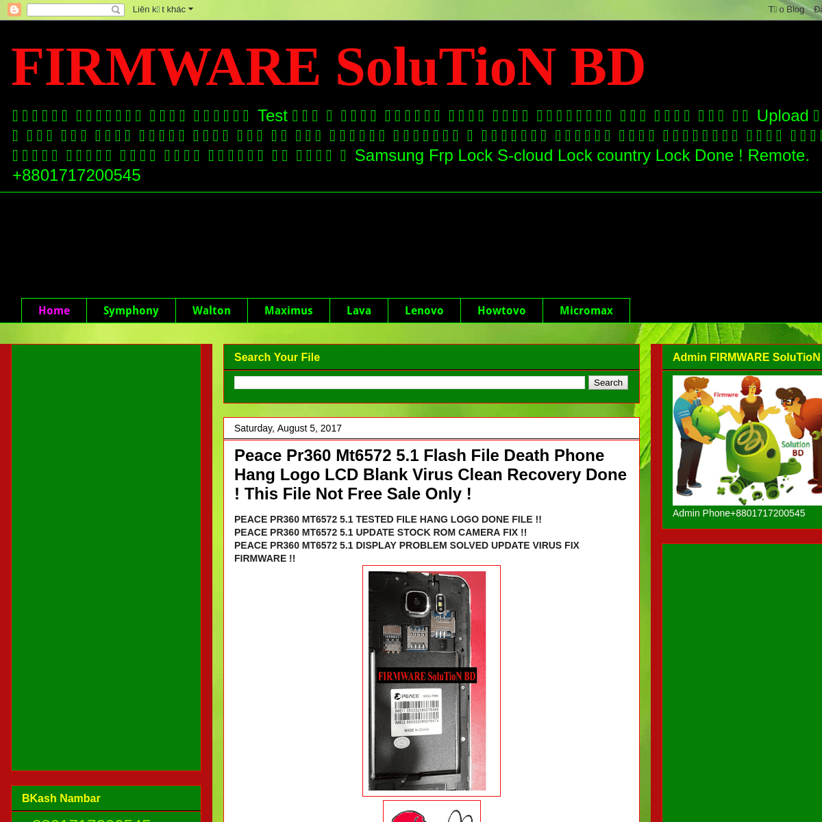 FIRMWARE SoluTioN BD