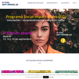 Social Enterprise España - Empresas sociales para cambiar el mundo